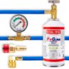Picture of Car air conditioning kit R134A gas with sealant + HP/LP adapter